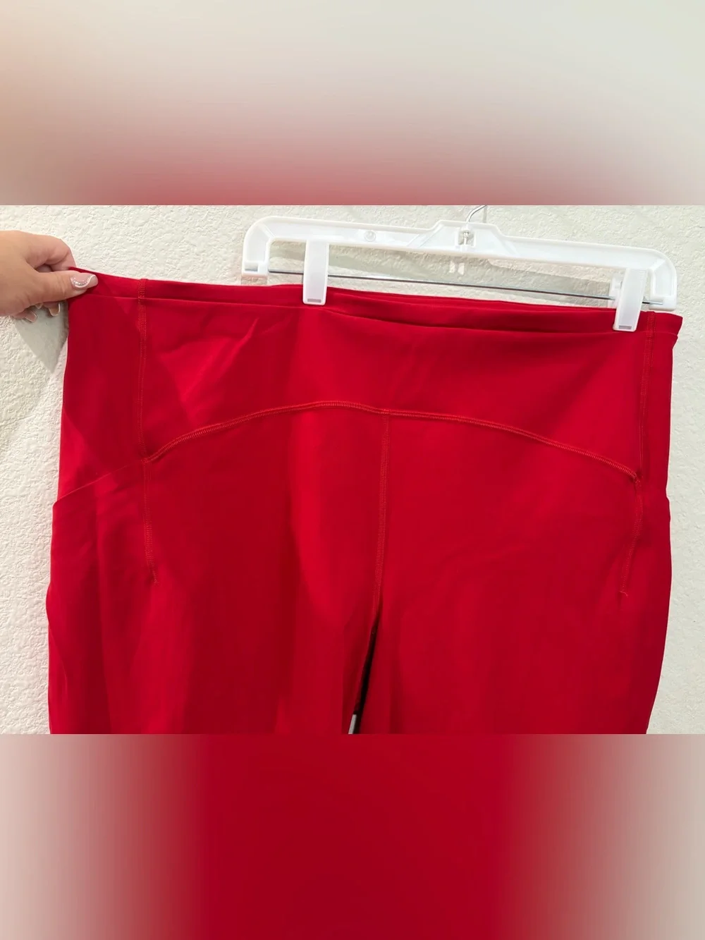 lululemon athletica Red Capri Workout Leggings